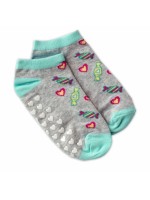 Detské ponožky s ABS Cukríky - šedé
