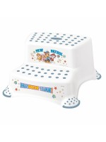 Stolička - schodíky s protišmykovou funkciou - Paw Patrol, biela/modrá