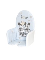 Vložka do jedálenskej stoličky Mickey Mouse, púdrovo ružová