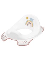 Adaptér - tréningové sedátko na toaletu Rainbow - biele