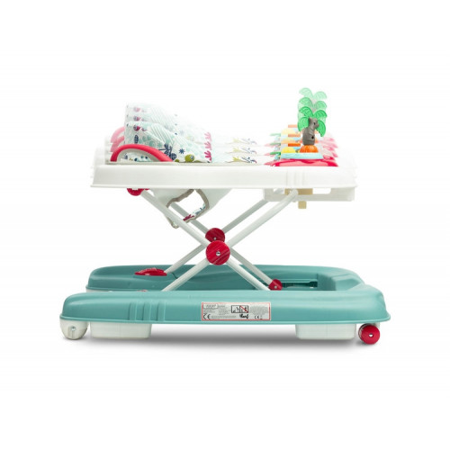 Multifunkčné Chodítko pre bábätko/odstrkovadlo 2V1 Surf Toyz, Kvety mätová