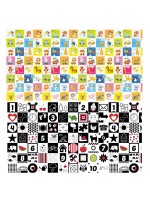 Skladacia penová podložka obojstranná, 200x150x1 cm - Happy Day