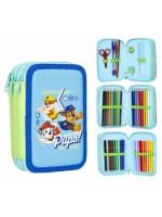 Školský peračník trojposchodový s náplňou Paw Patrol Pups