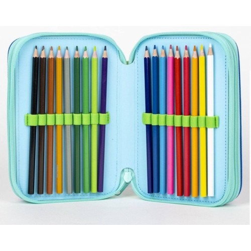 Školský peračník trojposchodový s náplňou Paw Patrol Pups