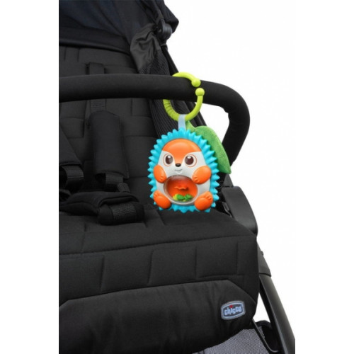 Senzorická hrkálka s hryzátkom Ježko, Chicco