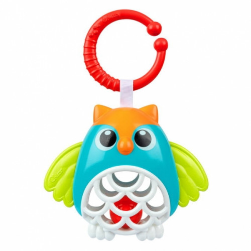 Senzorická hrkálka s hryzátkom Sova, Chicco
