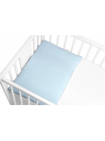 Mušelínový vankúšik s výplňou 40 x 60 cm, Baby Nellys, Maxi, svetlo modrý