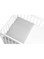 Mušelínový vankúšik s výplňou 40 x 60 cm, Baby Nellys, Maxi, svetlo sivý