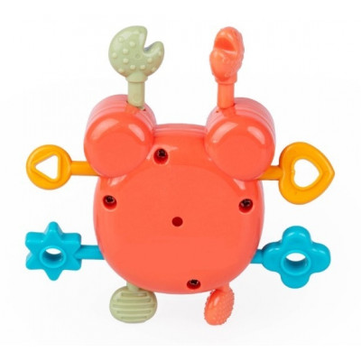 Senzorická hračka Krab s hrkajúcimi prvkami, TULIFUN