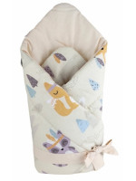 Zavinovačka pre bábätko Balóny, 70x70 cm, svetlo modrá