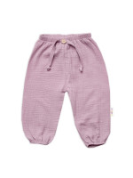 Mušelínové nohavice Girl, Hand Made, púdrovo ružové, veľ. 80