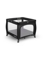 Detská skladacia ohrádka Quadra - čierná