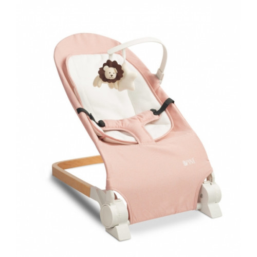 Dojčenské lehátko, ergonomické Pine - ružové