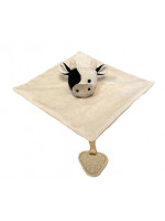 Prítulníček, maznáčik s hryzátkom Kravička -krémový