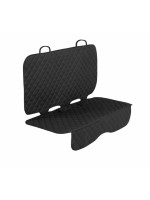 Prešívaná ochranná podložka sedadiel do auta - čierna