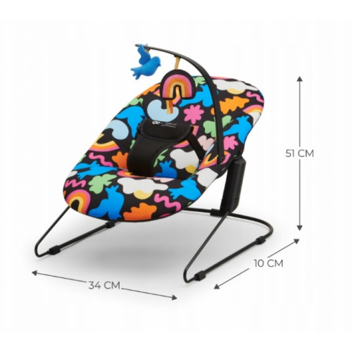 Hojdacie lehátko Kinderkraft, Calmee HAPPY SHAPES