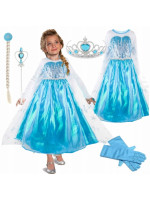 Detský kostým ELSA s flitrami 98-104 S