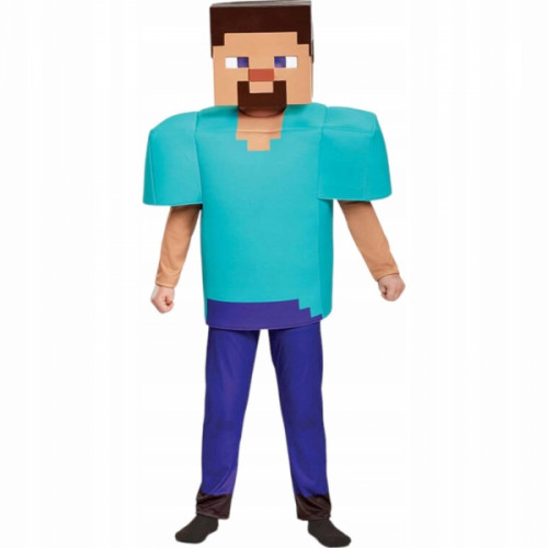 Detský kostým Minecraft Steve 104-116 S