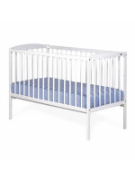 Detská postieľka Clasico, 120x60 cm, biela