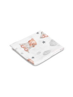 Mušelínová mäkká plienka LUX 70x80 cm, Good night Bear, biela