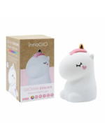 Prenosná, nabíjajúca silikónová lampička Jednorožec