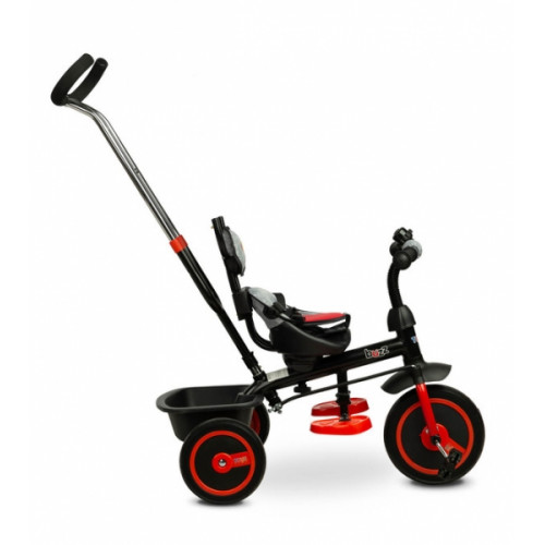 Trojkolka Buzz Grey, červená