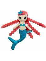 Mäkká handrová bábika Emma so šuštiacimi prvkami, modrá