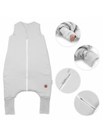 Teplý spací vak so zahrnovacími nohavičkami, Soft Hand Made, šedý, veľ. M