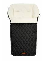 Prešívaný fusak, polar, 95x40cm - čierny