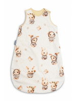 Spací pytel mušelín, bavlna, Bunny, 80x50cm, M - béžový