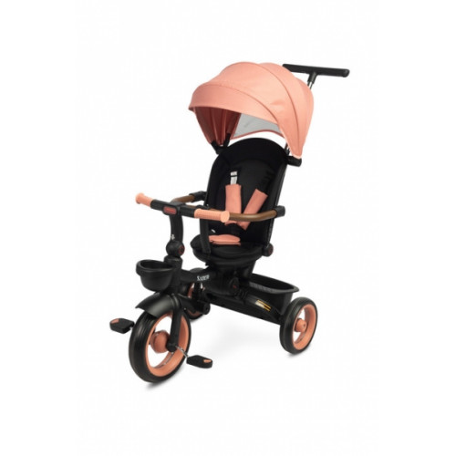Multifunkčná detská trojkolka SABER - růžová, čierna