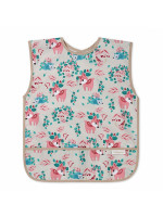 Detský podbradník, zásterka s vreckom Srneček, béžová