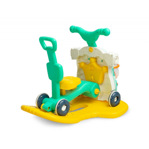 Multifunkčné chodítko 5v1 - tyrkys, zelené