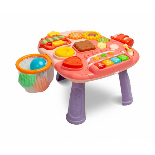 Multifunkčné chodítko 5v1 - ružové