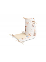 Mantinel do postieľky, mušelín, bavlna - Králičkovia, béžový