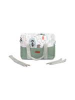 Taška ku kočíku, ekokoža - Ježko Toník, zelená