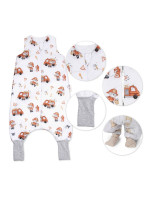 Spací vak so zahrnovacími nohavičkami Baby fireman, veľ. M, 86/104