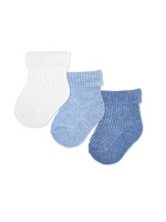 Dojčenské ponožky, sada 3 páry, BOY, 3-6m, 62/68