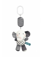 Závesná hračka do kočíka BLACK&WHITE - Slon