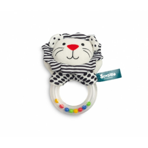 Senzorická hrkálka black&white - Levík