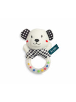 Senzorická hrkálka black&white - Medvedík