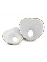 Ergonomický, tvarujúci vankúšik pre bábätko - šedá, béžová