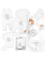 Súpravička do pôrodnice 6D, Medvedík na mesiaci, veľ. 56