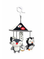 Kolotoč do kočíka black&white - Líška