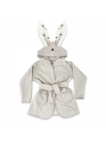 Detský termožupan s uškami Kocúrik a púpava - béžový