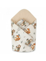 Novorodenecká zavinovačka, bavlna, Friends time - latte