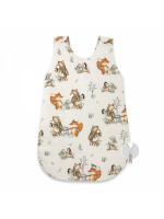 Spací vak, bavlna, 74 cm, Friends time - latte