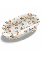 3D sada do koša, kočíka - bavlna, Friends time - latte