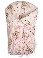 Klasická retro zavinovačka LALLY šnurovacia s výplňou, Little Balerina - ružová