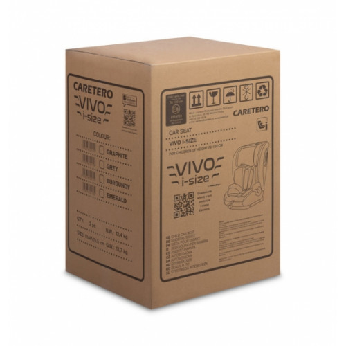 Autosedačka Vivo I Size, 76-150 - vinová